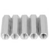 5pcs M10 Écrou Long Tige En Acier Au Carbone Écrous Hexagonaux De Couplage Écrous Hexagonaux Douille Écrou Fixations Filetées (M1040)