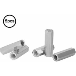 5pcs M10 Écrou Long Tige En Acier Au Carbone Écrous Hexagonaux De Couplage Écrous Hexagonaux Douille Écrou Fixations Filetées (M1040) 9 5pcs M10 Écrou Long Tige En Acier Au Carbone Écrous Hexagonaux De Couplage Écrous Hexagonaux Douille Écrou Fixations Filetées (M1040) -Rapid Soldes Boutique 91852219 5