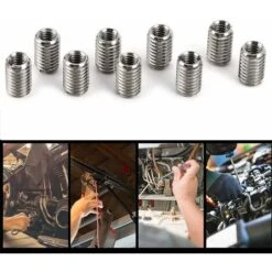 10 Pièces M4 X 0.7mm Filetage Femelle M6 X 1mm Filetage Mâle Inserts écrou Réducteur En Acier Inoxydable Pour Ordinateurs Lampes Moules équipement Mécanique -Rapid Soldes Boutique 92680240 5