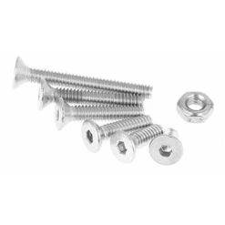 230pcs M2 304 Vis à Métaux, Vis Cylindriques Tête Plate Boulon En Acier Inoxydable écrous Assortiment Kit -Rapid Soldes Boutique 92680337 5