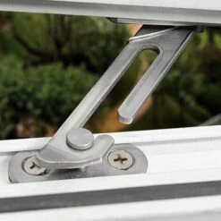 Limiteur De Fenêtre à Battants, Butée De Fenêtre Robuste Et Durable De 2,5 Mm D'épaisseur Pour Un Espacement De Châssis De Fenêtre De 14 à 17 Mm -Rapid Soldes Boutique 92680349 3