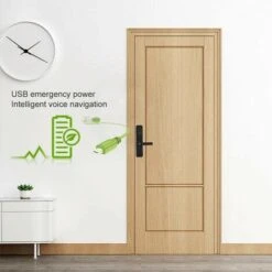 Serrure De Porte Biométrique Avec Empreinte Digitale, Serrure De Poignée De Porte électronique WiFi, Mot De Passe D'empreintes Digitales IC Card APP Clé à Distance Déverrouiller Le Levier De Porte Ava 9 Serrure De Porte Biométrique Avec Empreinte Digitale, Serrure De Poignée De Porte électronique WiFi, Mot De Passe D'empreintes Digitales IC Card APP Clé à Distance Déverrouiller Le Levier De Porte Ava -Rapid Soldes Boutique 92911298 5