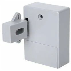 Serrure D'armoire Intelligente 125KHz, Ouverture De Carte RFID électronique Pour Bibliothèques De Sauna, Usines Et Bureaux De Garde-Robe - Sans Perceuse(Gris)