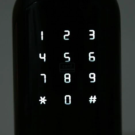 Serrure De Porte Intelligente à Clavier Serrure électronique Avec Poignée à Empreinte Digitale Serrure De Porte à Pêne Dormant Pour Bureau à Domicile Appartement Hôtel 4 Serrure De Porte Intelligente à Clavier Serrure électronique Avec Poignée à Empreinte Digitale Serrure De Porte à Pêne Dormant Pour Bureau à Domicile Appartement Hôtel – Image 4