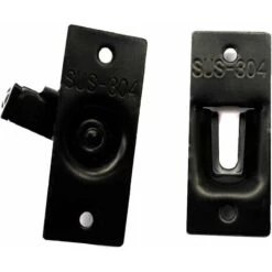 Petit Verrou De Porte à 90 Degrés, Serrure De Porte Canggu à Angle Droit, Serrure De Porte Coulissante, Serrure De Porte Coulissante, Loquet De Porte à Boucle -Rapid Soldes Boutique 95442666 3