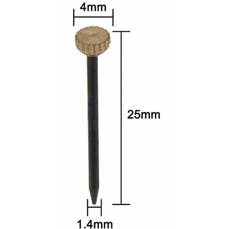 120 Pièces Clous épingles à Tête En Laiton Crochets Durcis Cintre épingles Murales 25mm 4 120 Pièces Clous épingles à Tête En Laiton Crochets Durcis Cintre épingles Murales 25mm – Image 4