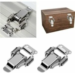 GP 4 Pièces Loquet De Serrage En Acier Inoxydable Loquet De Bote De Verrouillage Levier Fermeture Levier Moraillon De Porte Loquet Bascule Fermoir Ressort Loquet A Bascule 8 GP 4 Pièces Loquet De Serrage En Acier Inoxydable Loquet De Bote De Verrouillage Levier Fermeture Levier Moraillon De Porte Loquet Bascule Fermoir Ressort Loquet A Bascule -Rapid Soldes Boutique 96145241 4