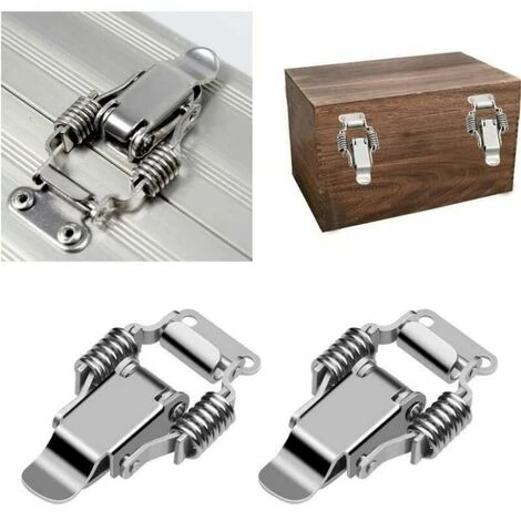 GP 4 Pièces Loquet De Serrage En Acier Inoxydable Loquet De Bote De Verrouillage Levier Fermeture Levier Moraillon De Porte Loquet Bascule Fermoir Ressort Loquet A Bascule 4 GP 4 Pièces Loquet De Serrage En Acier Inoxydable Loquet De Bote De Verrouillage Levier Fermeture Levier Moraillon De Porte Loquet Bascule Fermoir Ressort Loquet A Bascule – Image 4