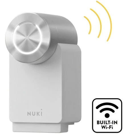 NUKI - Clé Intelligente Smartphone - Smart Lock Pro 3.0 White 2 NUKI - Clé Intelligente Smartphone - Smart Lock Pro 3.0 White – Image 2
