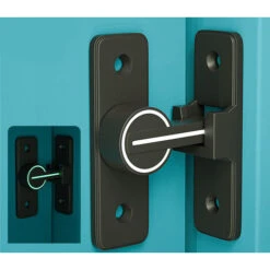 Verrouillage Sans Pêne Phosphorescent - Noir, 1 Jeu 7 Verrouillage Sans Pêne Phosphorescent - Noir, 1 Jeu -Rapid Soldes Boutique 96444599 3