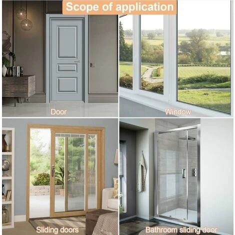 Verrouillage Sans Pêne Phosphorescent - Noir, 1 Jeu 5 Verrouillage Sans Pêne Phosphorescent - Noir, 1 Jeu – Image 5