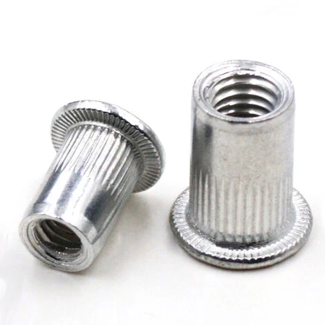 60 PCS M5/6/8 Acier Inoxydable 304 Rivet Écrou,Écrous à Sertir Rivet Écrou à Tête Plate Nutsert En Acier Écrou Outil Plat Tête Filetée Rivet Nutsert Ecrous De Rivet Insert Filetage Métrique H13 2 60 PCS M5/6/8 Acier Inoxydable 304 Rivet Écrou,Écrous à Sertir Rivet Écrou à Tête Plate Nutsert En Acier Écrou Outil Plat Tête Filetée Rivet Nutsert Ecrous De Rivet Insert Filetage Métrique H13 – Image 2