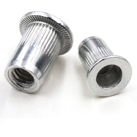 60 PCS M5/6/8 Acier Inoxydable 304 Rivet Écrou,Écrous à Sertir Rivet Écrou à Tête Plate Nutsert En Acier Écrou Outil Plat Tête Filetée Rivet Nutsert Ecrous De Rivet Insert Filetage Métrique H13 3 60 PCS M5/6/8 Acier Inoxydable 304 Rivet Écrou,Écrous à Sertir Rivet Écrou à Tête Plate Nutsert En Acier Écrou Outil Plat Tête Filetée Rivet Nutsert Ecrous De Rivet Insert Filetage Métrique H13 – Image 3