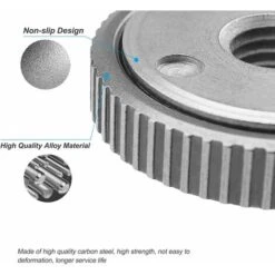 2 Pièces L'éCrou De Serrage Rapide Convient à Toutes Les Meuleuses Angulaires Avec Filetagem 14,Meuleuse D'Angle Angulaires Accessoires Disque A Tronconner Le Bois -Rapid Soldes Boutique 97225533 5