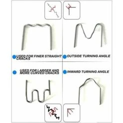 3 Pièces Baguette De Soudage Machine De Réparation D'ongles à Chaud Soudure En Plastique Cloueuse à Chaud Auto Réparation De Pare-chocs De Voiture Pré-coupé M-ongles 0.6mm -Rapid Soldes Boutique 97632583 3