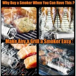 Tube De Fumée Pour Gril à Granulés Tube De Fumage Au Fromage Tube De Fumage à Froid En Acier Inoxydable Pour Granulés Fonctionne Avec Tous Les Grils à Charbon De Bois Ou Fumoirs électriques -Rapid Soldes Boutique 97641912 3