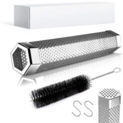 Tube De Fumée Pour Gril à Granulés Tube De Fumage Au Fromage Tube De Fumage à Froid En Acier Inoxydable Pour Granulés Fonctionne Avec Tous Les Grils à Charbon De Bois Ou Fumoirs électriques