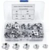 90pcs Ecrou En T 4 Griffes, Ecrous En T En Acier Au Carbone, M3/M4/M5/M6/M8, Travail Du Bois Meuble, Écrou Inserts En Acier Au Carbone T
