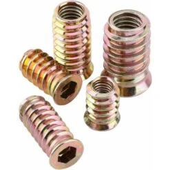 Pack De 20 Pièces M8 Écrou Hexagonal Fileté En Alliage De Zinc, Écrous D'Insert En Alliage De Zinc Assortiment (M817mm) -Rapid Soldes Boutique 99373592 5